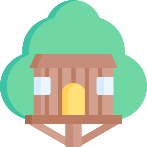 cabane dans les arbres Icône gratuit