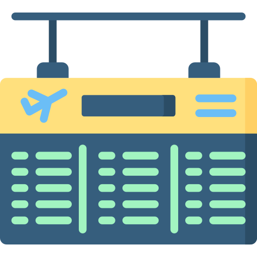 Flight information free icon