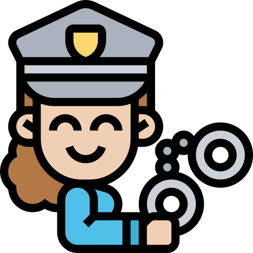 policía icono gratis