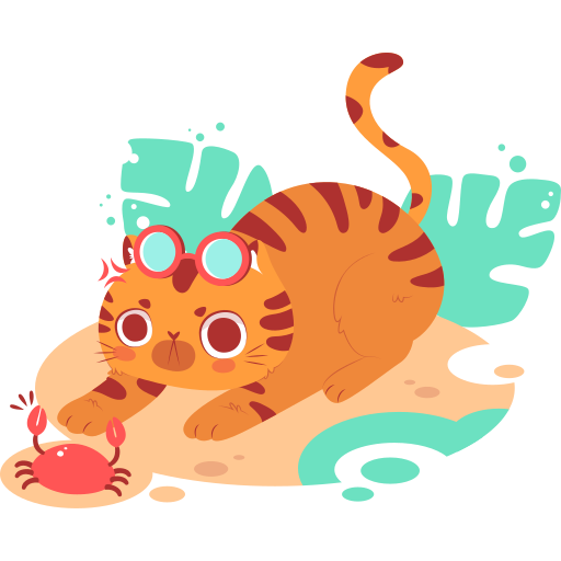 Crab free sticker Crab free sticker