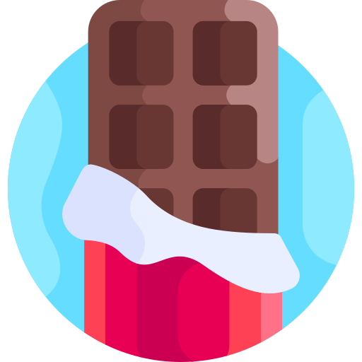 barra de chocolate icono gratis