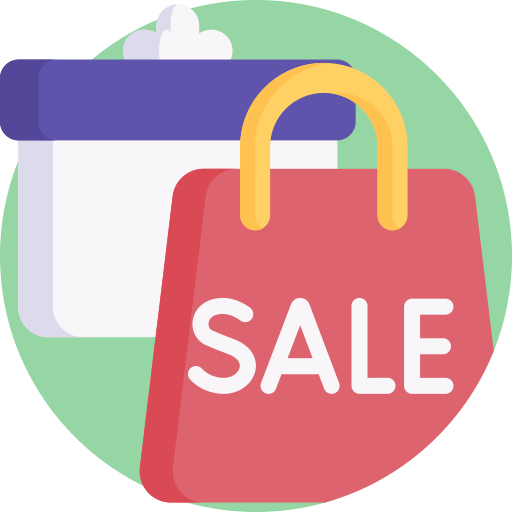 bolsa de compras grátis ícone