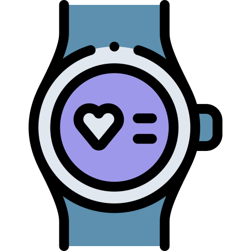 Smartwatch Detailed Rounded Lineal color icon