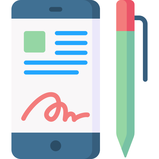 Digital signature free icon Digital signature free icon