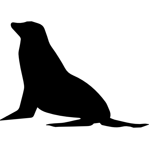 forme de phoque mammifère Icône gratuit