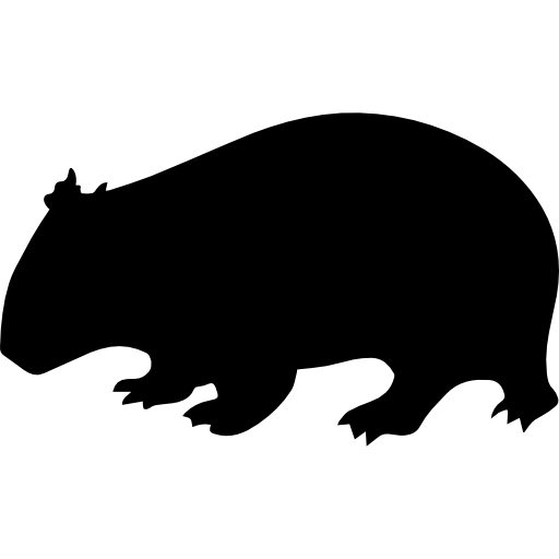 forme wombat Icône gratuit