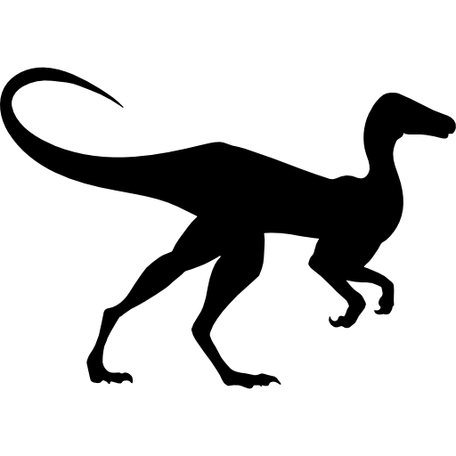 forme de dinosaure de compsognathus Icône gratuit
