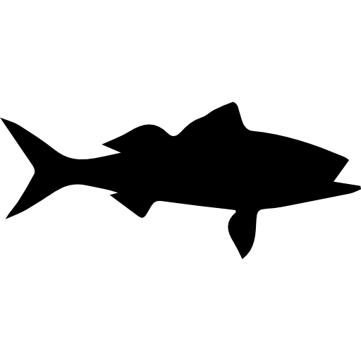 silhouette de poisson vivaneau vermillon Icône gratuit