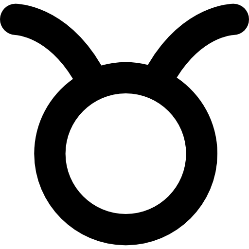 Символ знака зодиака Телец – Бесплатные иконки: знаки
