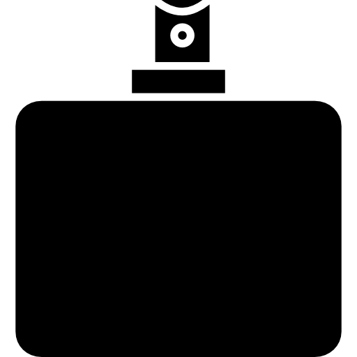 conteneur de bouteille noir de salle de bains avec système de pulvérisation Icône gratuit