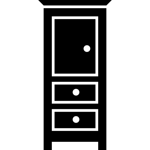 meubles de tiroirs de chambre Icône gratuit