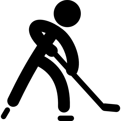 Ice Hockey Icon Graphic