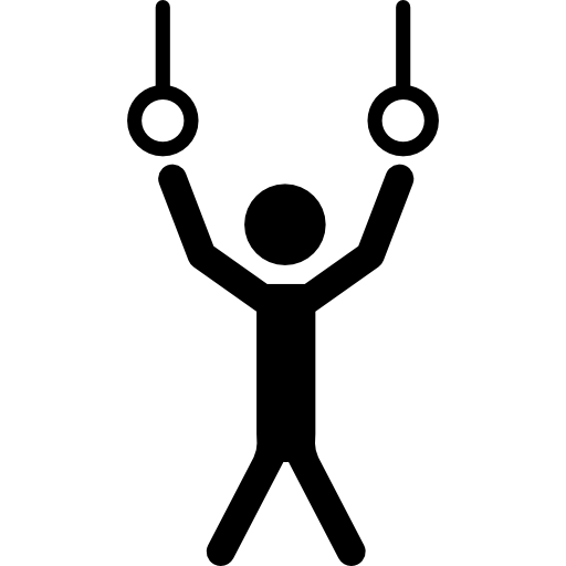 Anillos De Gimnasia Para Niños Icono De Dibujos Animados. Juegos De Niños  En El Fondo Blanco Ilustraciones svg, vectoriales, clip art vectorizado  libre de derechos. Image 52135287