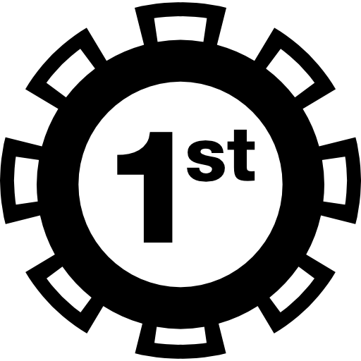 symbole du badge de la première place Icône gratuit