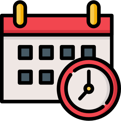 Schedule Special Lineal color icon