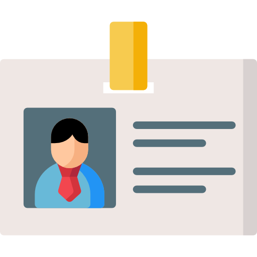 신분증 무료 아이콘