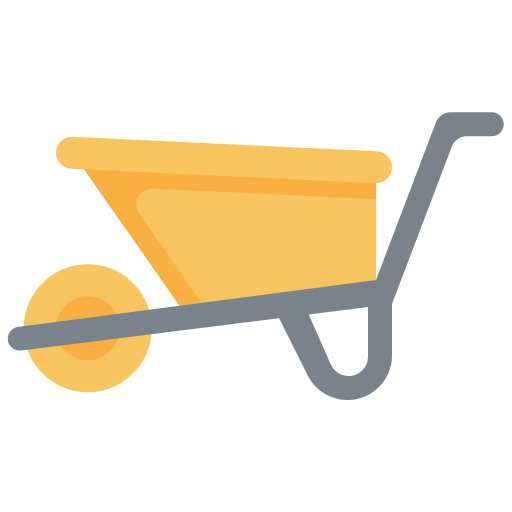 Wheelbarrow Generic Flat icon