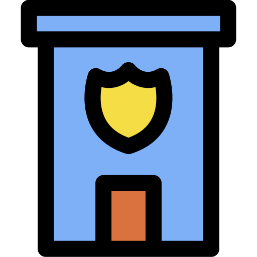 poste de police Icône gratuit poste de police Icône gratuit