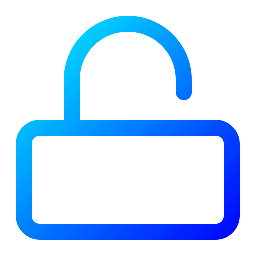 Unlock free icon Unlock free icon
