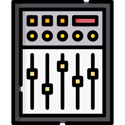 Sound mixer Special Lineal color icon