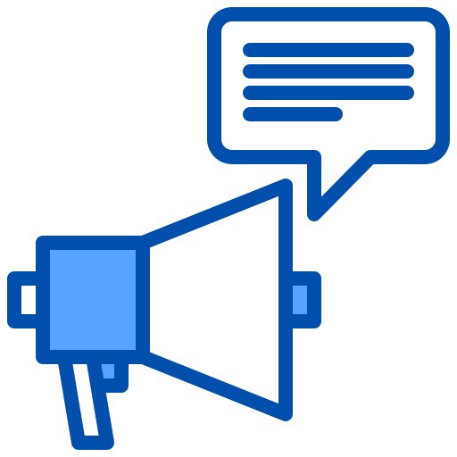 mégaphone Icône gratuit