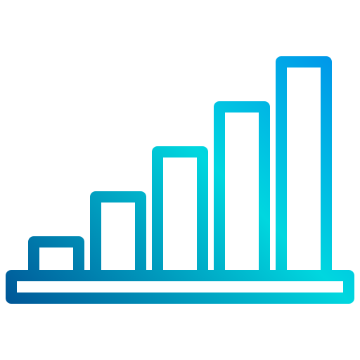 gráfico de barras icono gratis