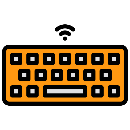 teclado inalambrico icono gratis