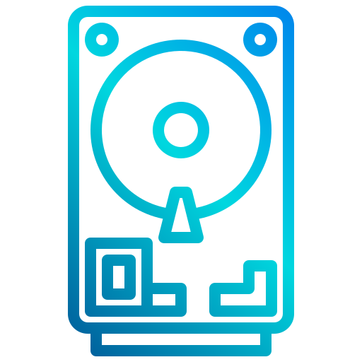 Harddisk xnimrodx Lineal Gradient icon