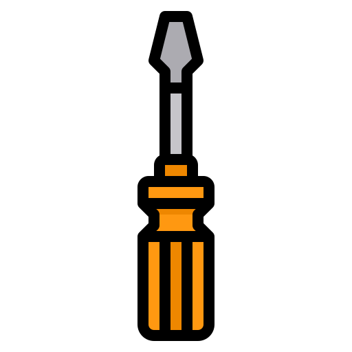 Screwdriver itim2101 Lineal Color icon