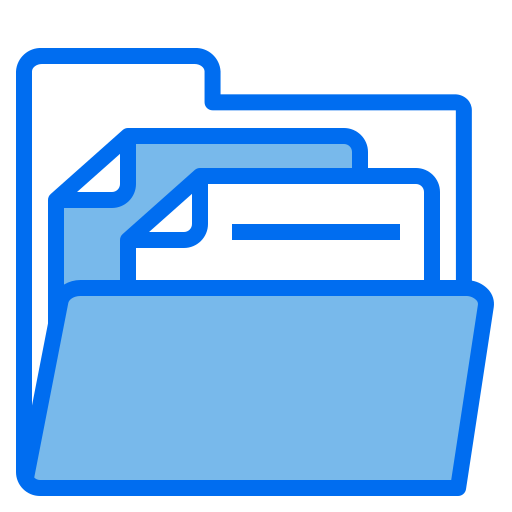 Folder Payungkead Blue icon