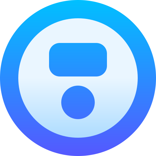 Robot vacuum Basic Gradient Gradient icon