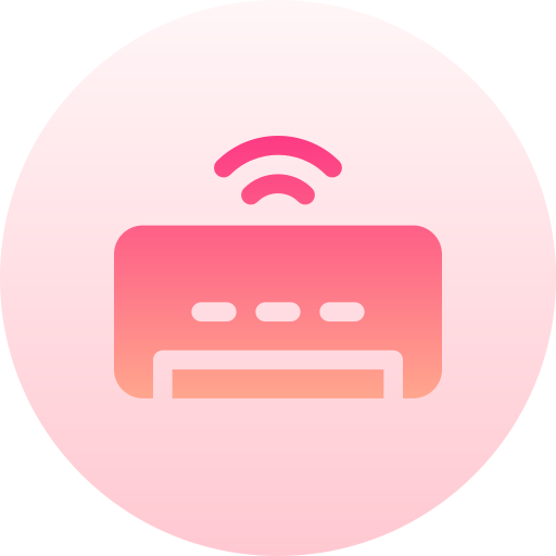 Air conditioner Basic Gradient Circular icon