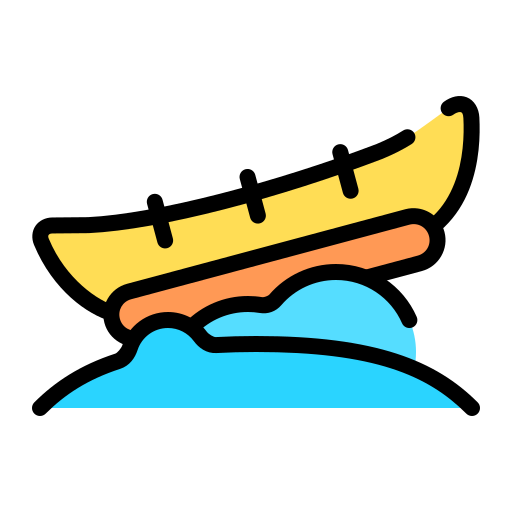 Banana boat Generic Outline Color icon