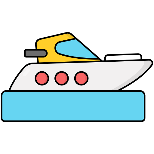 Yacht Generic Outline Color icon