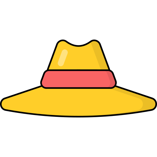 sombrero de pamela icono gratis