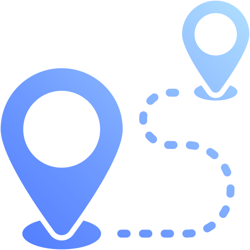 Destination generic flat gradient icon