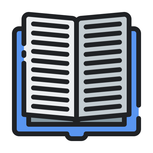 Book Generic Outline Color icon