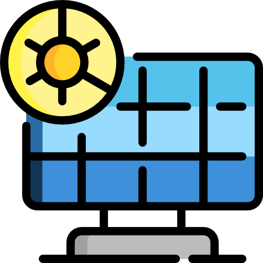 panel solar icono gratis