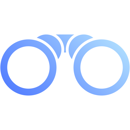 Binocular Generic Flat Gradient icon