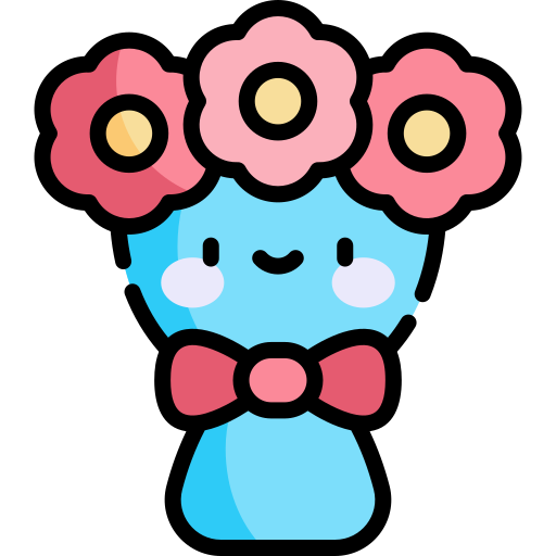 ramo de flores icono gratis