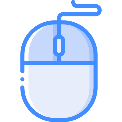 Mouse Basic Miscellany Blue icon