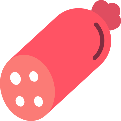 salchicha de cerdo picante icono gratis