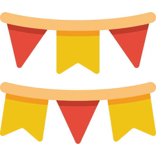 Bunting free icon