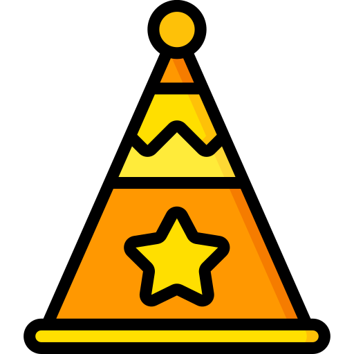Праздничная шляпа бесплатно иконка Праздничная шляпа бесплатно иконка