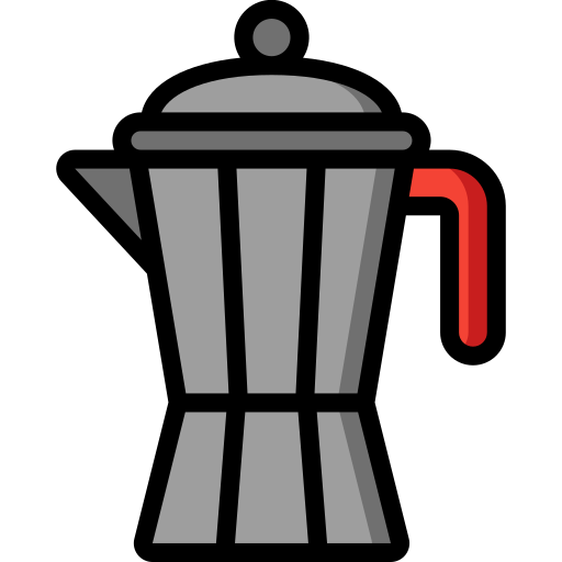 Moka pot Basic Miscellany Lineal Color icon