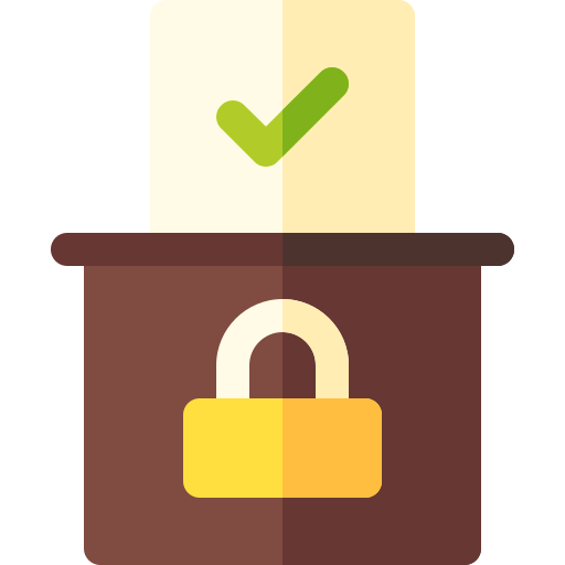 Ballot box free icon Ballot box free icon