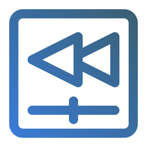 retroceso rápido icono gratis
