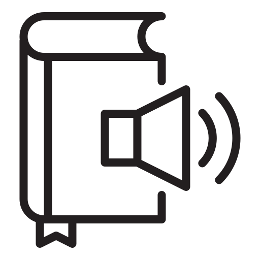 audio libro icono gratis
