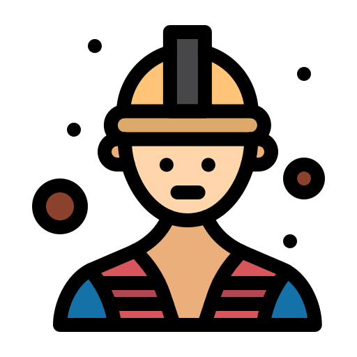 Builder Flatart Icons Lineal Color icon