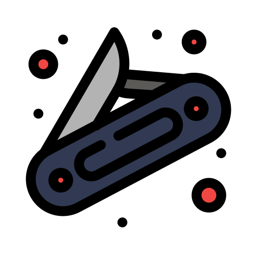 cuchillo de bolsillo icono gratis